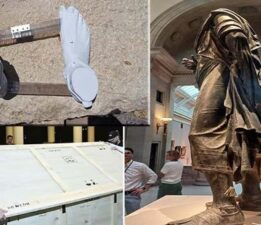 65 yıl sonra büyük dönüş! Roma İmparatoru Marcus Aurelius’un bronz heykeli Türkiye’de
