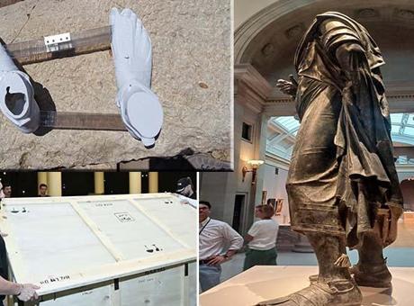 65 yıl sonra büyük dönüş! Roma İmparatoru Marcus Aurelius’un bronz heykeli Türkiye’de