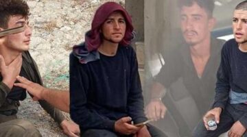 Araçtan atlayıp kaçtılar! Mahalleli ekiplerle seferber oldu