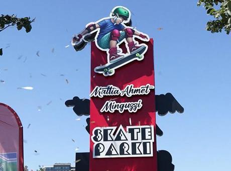 Bakan Bak, ‘Mattia Ahmet Minguzzi Skate Parkı’ açılışına katıldı