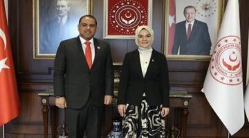 Bakan Göktaş, Bahreyn Krallığı’nın Ankara Büyükelçisi Marzooq ile görüştü