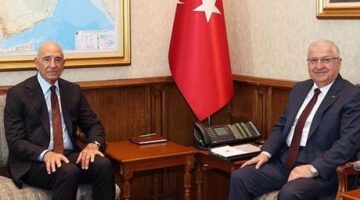 Bakan Güler, ABD Büyükelçisi Barrack’ı kabul etti