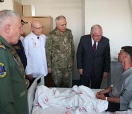 Bakan Güler’den metan gazından zehirlenen askerlere ziyaret