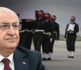 Bakan Güler’den şehit askerlerimiz için açıklama: Acımız büyük, hislerimiz tarifsiz