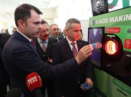 Bakan Kurum açıkladı! 6 ile daha Depozito İade Makineleri kuruluyor