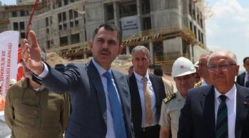 Bakan Kurum ve Bakan Güler’den Ay Yıldız Yerleşkesi’nde inceleme