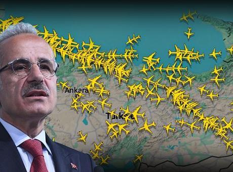 Bakan Uraloğlu paylaştı: Türk hava sahasında rekor üstüne rekor