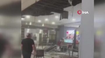 Beylikdüzü’nde alışveriş merkezinde tavan çöktü! 1 kişi yaralı