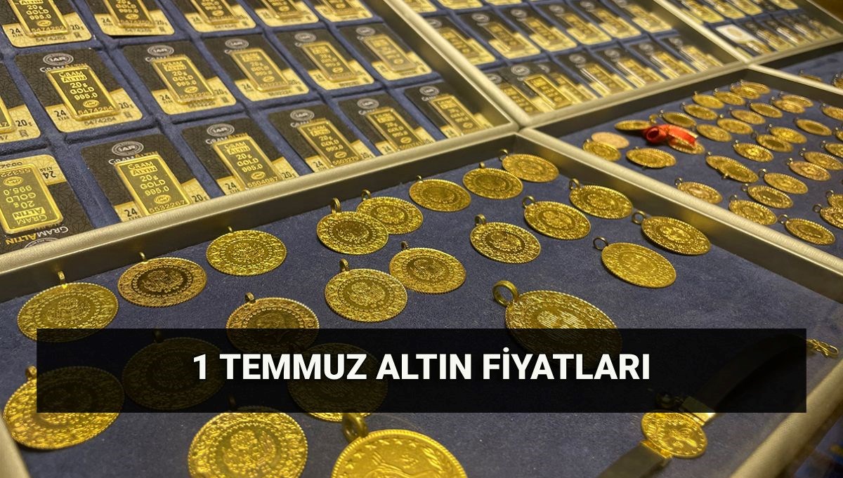 Bugün altın ne kadar? 1 Temmuz canlı altın fiyatları: Gram altın, çeyrek altın kaç lira oldu?