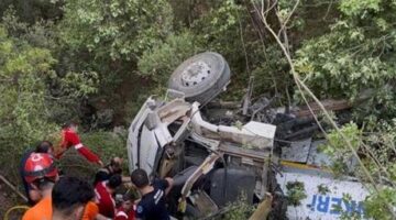 Bursa’da feci olay! Orman yangınını söndürmeye giden tanker uçuruma düştü: 1 ölü 2 yaralı