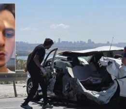 Çatalca’da bariyerlere çarpan otomobildeki astsubay hayatını kaybetti, 2 uzman çavuş yaralandı