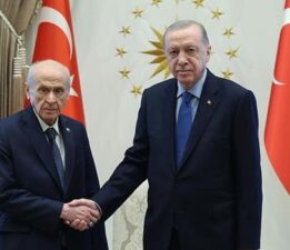 Cumhurbaşkanı Erdoğan, Bahçeli’yi kabul etti