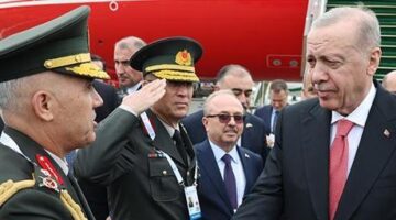 Cumhurbaşkanı Erdoğan, Ekonomik İşbirliği Zirvesi için Hankendi’de
