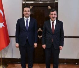 Cumhurbaşkanı Yardımcısı Yılmaz, AK Parti Gençlik Kolları Başkanı’nı kabul etti