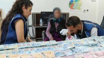 Dilenci değil seyyar banka! Üzerinden 75 bin TL çıktı