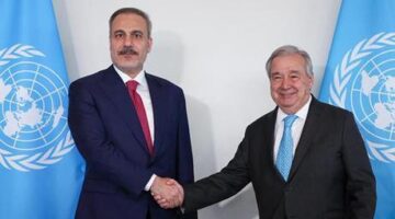 Dışişleri Bakanı Hakan Fidan BM Genel Merkezi’nde resmi akşam yemeğine katıldı
