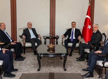 Dışişleri Bakanı Hakan Fidan Hamas heyeti ile görüştü! ‘Soykırımın unutulmasına izin verilmeyecek’