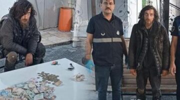 Ekipler şoke oldu! Dilencinin üzerinden binlerce lira çıktı