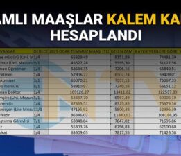 Emekli ve memur maaş zammı tablosu 2025 Temmuz son dakika: Emekli ve memur maaşları ne kadar oldu, yüzde kaç zamlandı? Kalem kalem hesaplandı