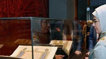 Emine Erdoğan, ‘Anadolu Selçukluları Sergisi’ni ziyaret etti