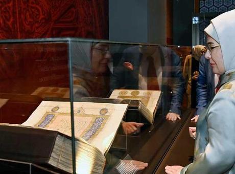 Emine Erdoğan, ‘Anadolu Selçukluları Sergisi’ni ziyaret etti