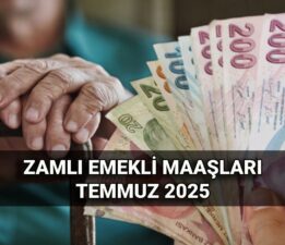 En düşük ve en yüksek zamlı emekli maaşı tutarları | 2025 Temmuz 4A-4B-4C emekli maaşı hesaplama: En düşük emekli aylığı kaç TL oldu?