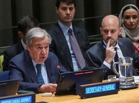 Guterres: Filistinliler için devlet kurma bir ödül değil, bir haktır