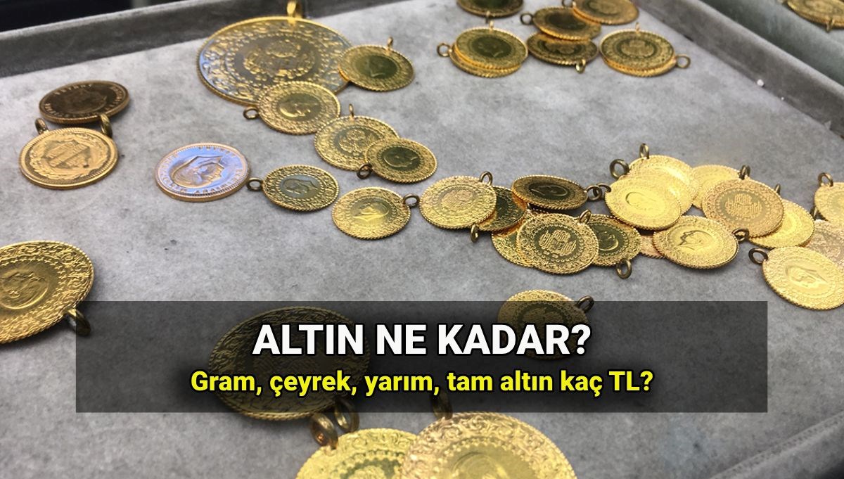 Hafta sonu altın fiyatları 13 Temmuz: Gram altın kaç TL oldu? Altın fiyatında son durum