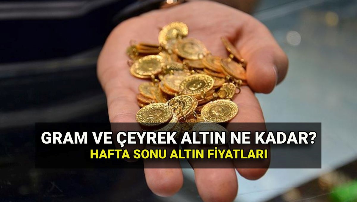Hafta sonu altın ne kadar? 6 Temmuz son dakika altın fiyatları: Gram altın, çeyrek altın, tam altın, ONS altın kaç TL oldu?