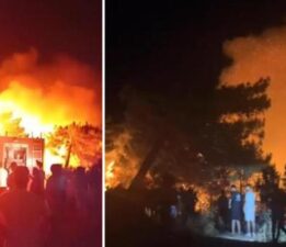 Hatay Samandağ’da orman yangını