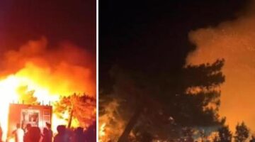 Hatay Samandağ’da orman yangını