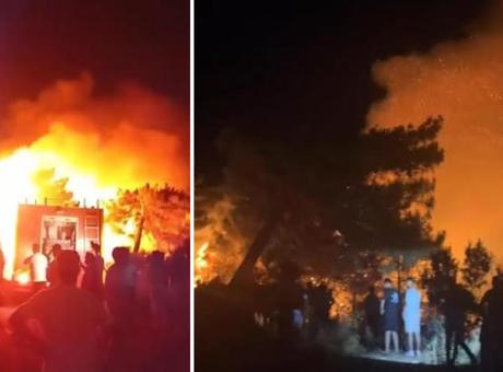 Hatay Samandağ’da orman yangını