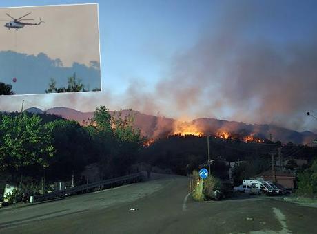Hatay’da orman yangını 2’nci gününde! Havadan karadan müdahale sürüyor