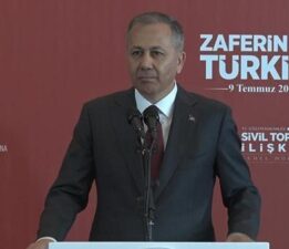İçişleri Bakanı Yerlikaya: Biz bu darbenin izini silmekle, bir ihanetin daha tekrarını önlemekle mükellefiz