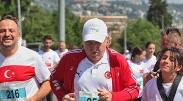 İstanbul’da düzenlenen Vatan Koşusu’yla 15 Temmuz Şehitleri anıldı