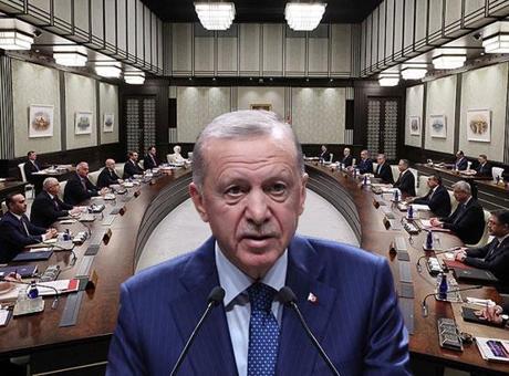 Kabine toplantısı, Erdoğan başkanlığında başladı