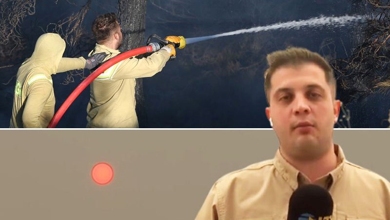 Karabük yangınında son durum: “Güneşin rengi bile değişti”