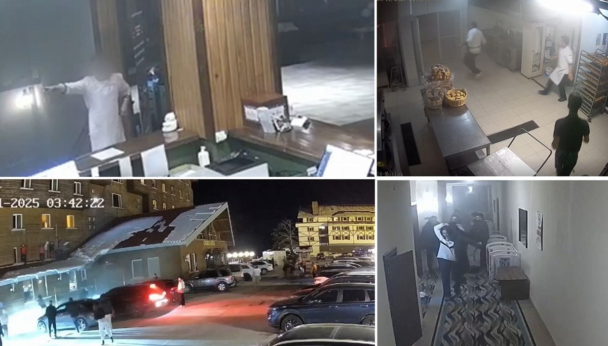 Kartalkaya’daki yangın felaketinden yeni görüntüler