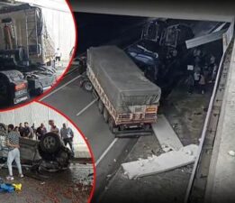 Kastamonu’da feci kaza! Otomobil, TIR’a çarptı: 3 ölü, 5 yaralı