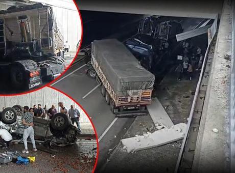 Kastamonu’da feci kaza! Otomobil, TIR’a çarptı: 3 ölü, 5 yaralı