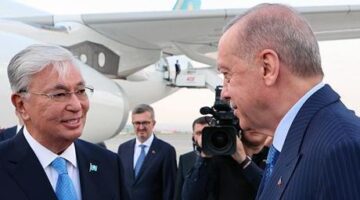 Kazakistan Cumhurbaşkanı Tokayev Ankara’da! Cumhurbaşkanı Erdoğan karşıladı