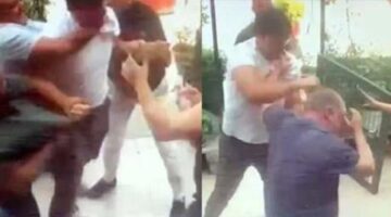Kız arkadaşına hatalı park uyarısı yapan esnafı yumruklayarak hastanelik etti