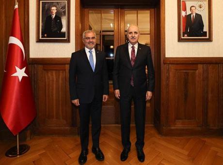 Kurtulmuş, Cenevre’de BM Daimi Temsilciliğini ziyaret etti