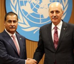 Meclis Başkanı Kurtulmuş, Pakistan Ulusal Meclis Başkanı Sadık ile görüştü