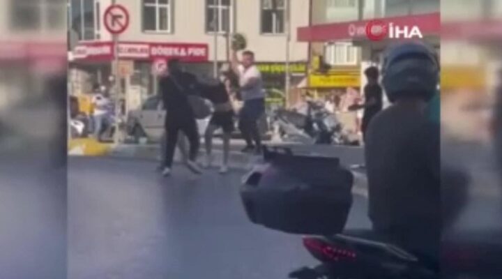Motosikletli kadınları darbeden şüpheliler yakalandı