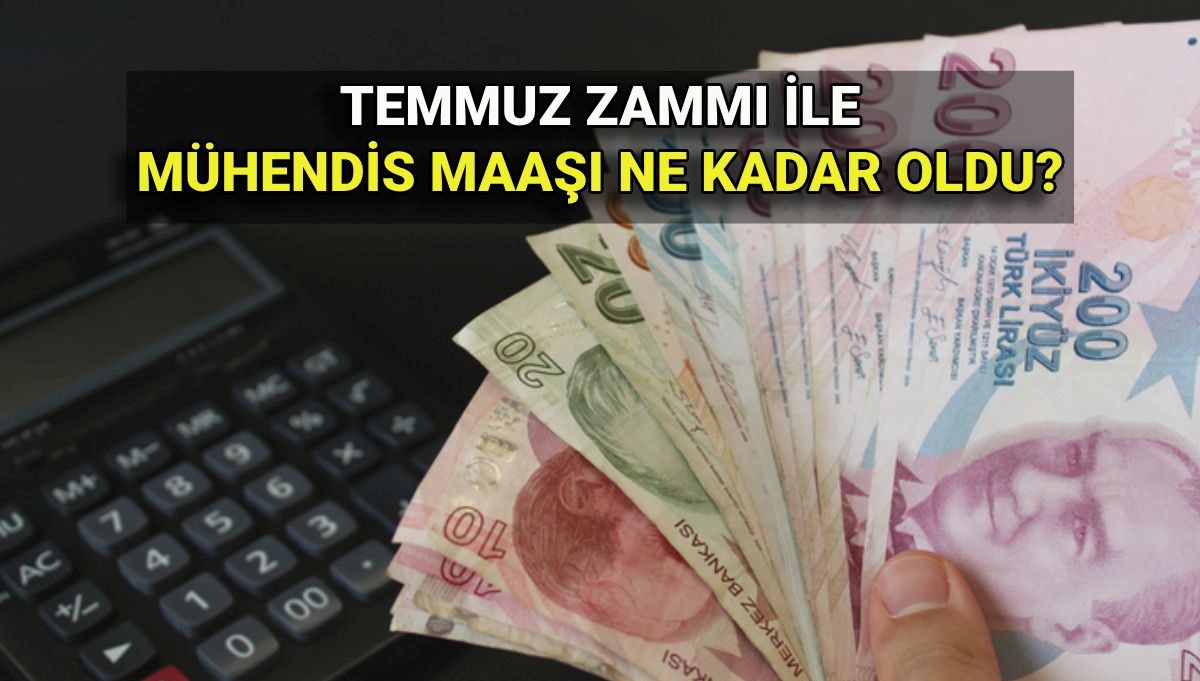 Mühendis maaşları Temmuz’da ne kadar oldu? 2025 mühendis maaş zammı yüzde kaç? Güncel mühendis maaşı