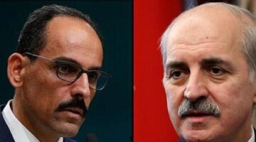 Numan Kurtulmuş ile İbrahim Kalın arasındaki görüşme başladı