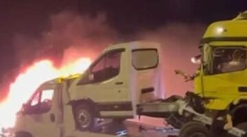 Otoyolda feci kaza! Yaşanan zincirleme kazada ölü ve yaralı var