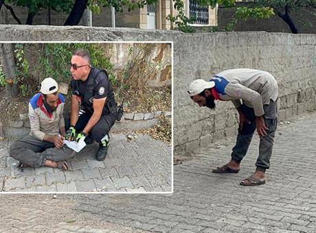 Polise yakalanınca namaza durdu! Motosiklet sürücüsü cezadan kurtulamadı
