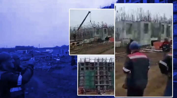 Rusya’da deprem anı! Kamçatka depremi Türk işçiler tarafından görüntülendi